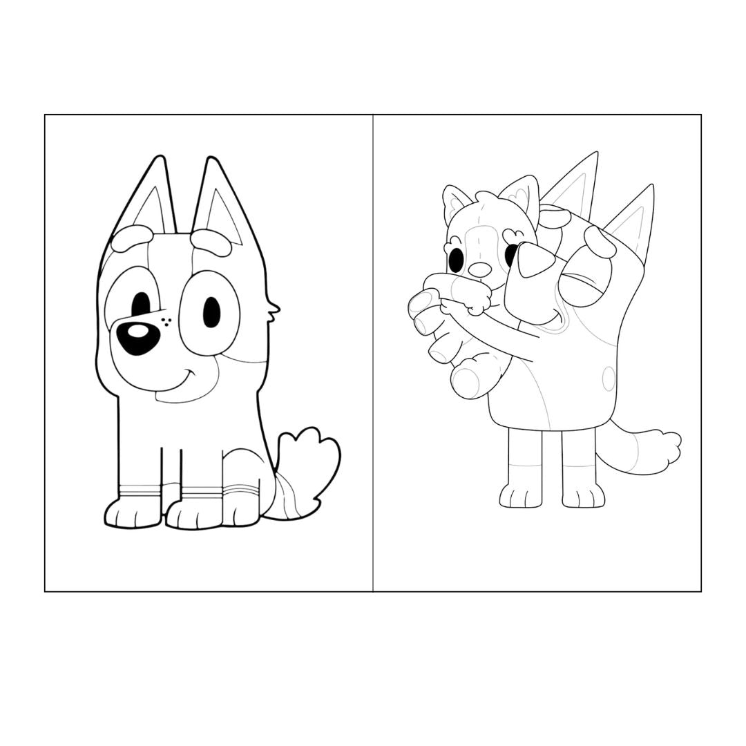 Bluey - Coloring book