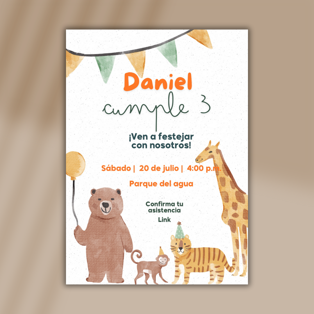 Invitación digital personalizada