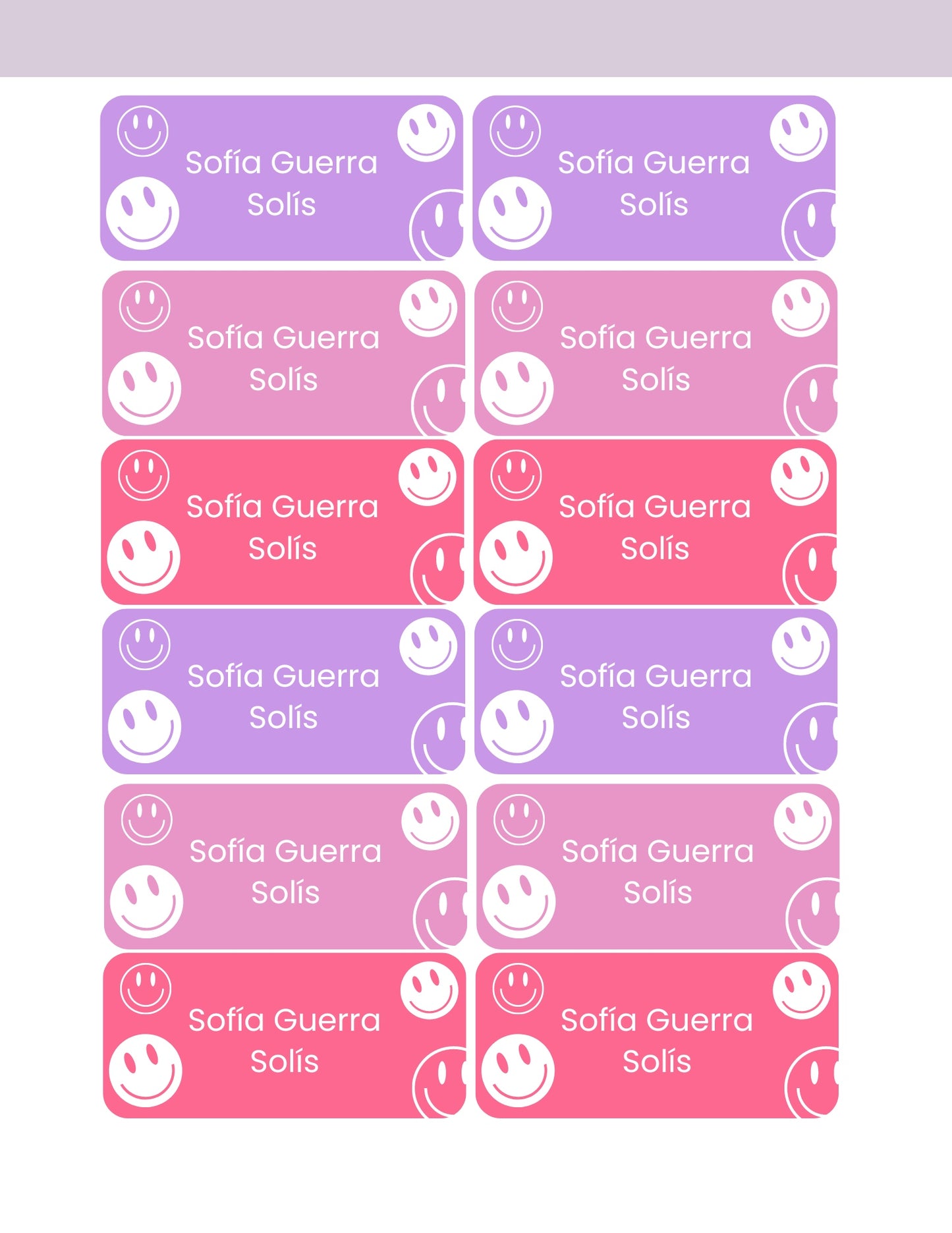 Etiquetas smiley