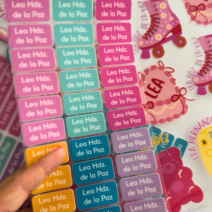 Etiquetas  GIRLY  DTF UV