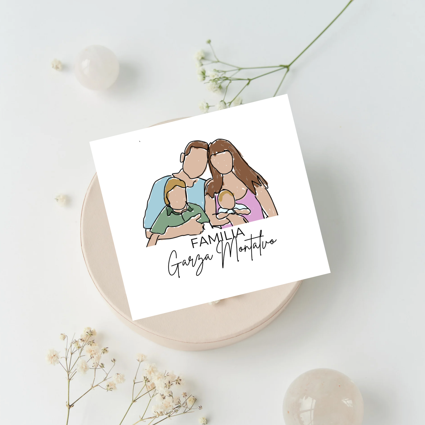 Tags ilustrados personalizados