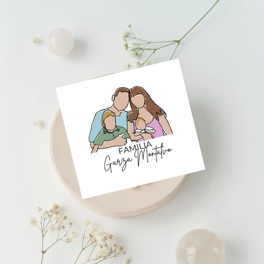 Tags ilustrados personalizados