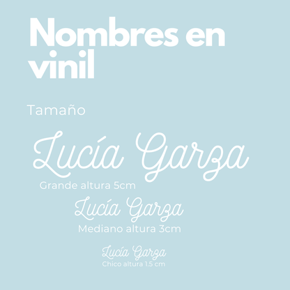 Nombres en vinil