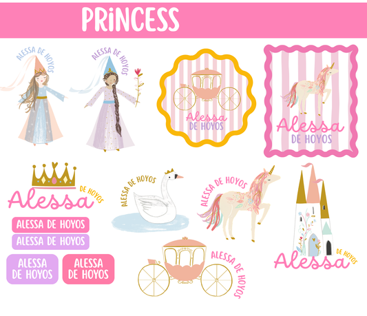Etiquetas Princess DTF UV