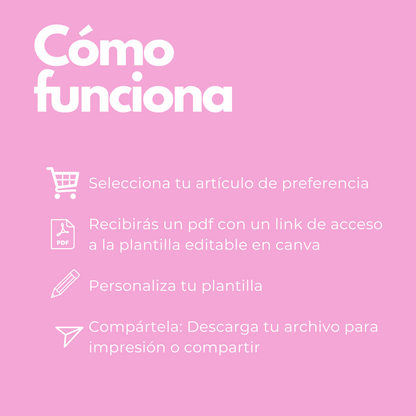 Smiley - Plantilla editable de invitación
