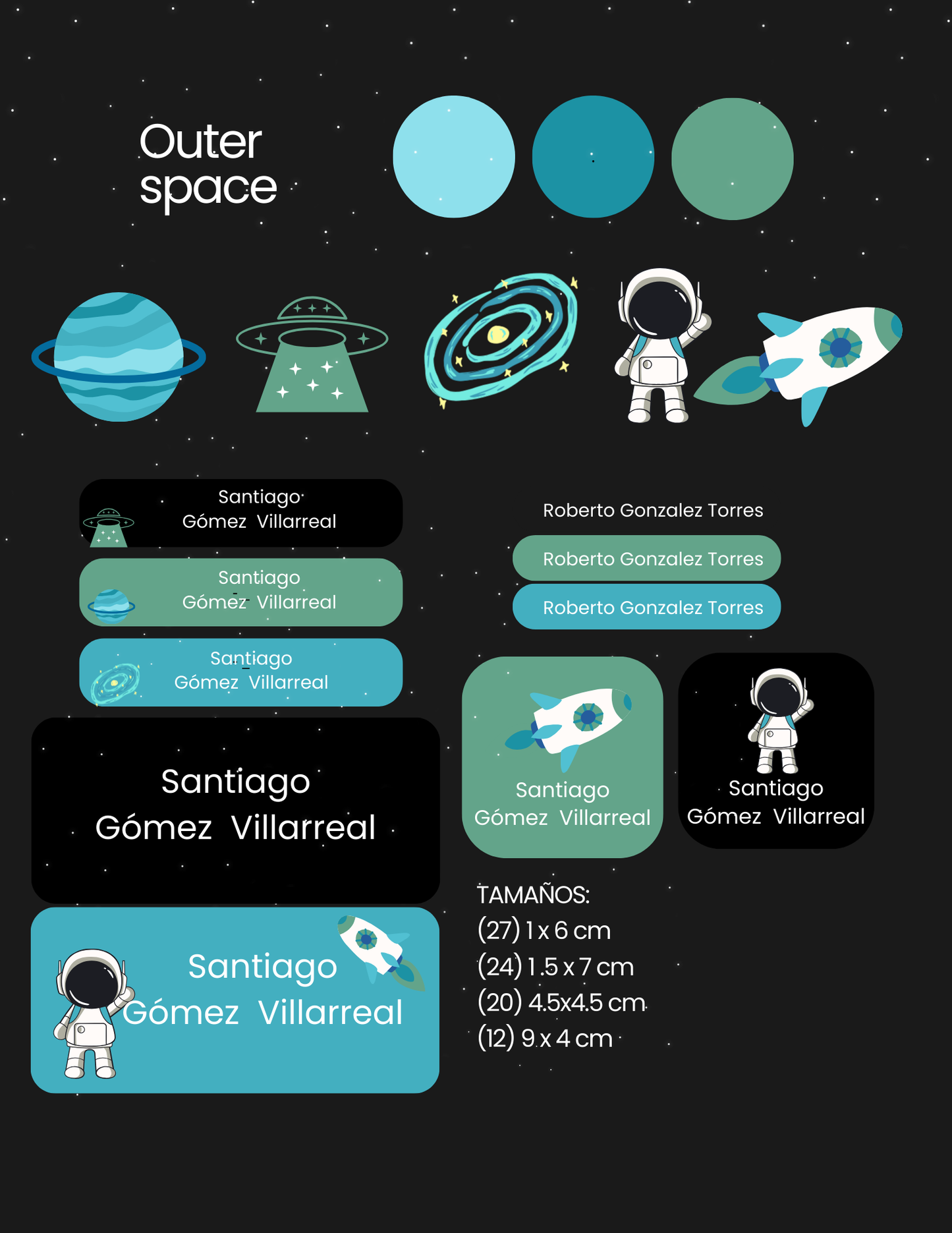 Etiquetas Outer space